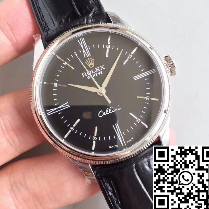V4 Cellini 626 MKS Rolex ZeroBulk Dial Black Factory 50509 0729